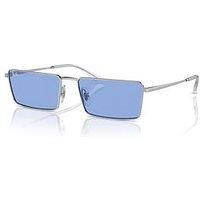 Ray-Ban 0Rb3741 Emy Bio-Based Rectangle Sunglasses
