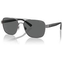 Polo Ralph Lauren 0Ph3154 Pillow Sunglasses-Grey