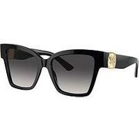 Brand New Dolce & Gabbana Sunglasses DG 4470 501/8G Black/Gradient Gray Women