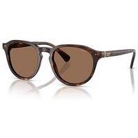 Polo Ralph Lauren 0Ph4221 Phantos Sunglasses-Brown