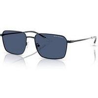 ARMANI EXCHANGE AX2053S 609980 Matte Blue Dark Blue 57 mm Men's Sunglasses