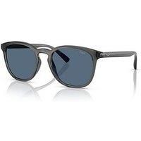 Polo Ralph Lauren 0Ph4222U Round Sunglasses-Grey