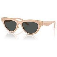 Versace 0VE2273 549487 Nude/Dark Grey Cat Eye Women's Sunglasses