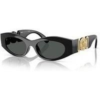 VERSACE VE4480U GB1 87 Black Dark Grey 51 mm Women's Sunglasses