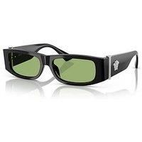 VERSACE VE4476U GB1 2 Black Green 55 mm Men's Sunglasses