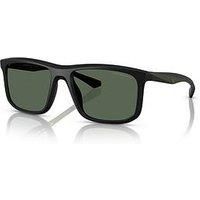 EMPORIO ARMANI EA4234U 500171 Matte Black Dark Green 57 mm Men's Sunglasses