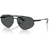 EMPORIO ARMANI EA2156 300187 Matte Black Dark Grey 59 mm Men's Sunglasses