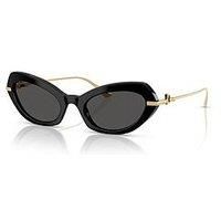 DOLCE & GABBANA DG4473 501/87 Black/Dark Grey 52-21-140 Sunglasses New Authentic