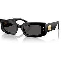 DOLCE N GABBANA DG4479 501 87 Black Dark Grey 55 mm Women's Sunglasses