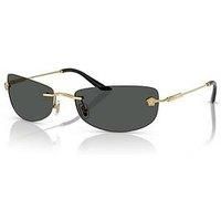 Versace Sunglasses VE2279 100287 60mm Gold / Dark Grey Lens