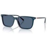 Polo Ralph Lauren Polo 0Ph4226 Square Sunglasses-Blue