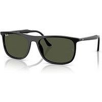 Ray-Ban Ray Ban 0Rb2216 Square Sunglasses-Black