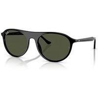Ray-Ban Ray Ban 0Rb2215 Round Sunglasses-Brown