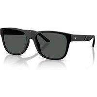 Emporio Armani 0Ea4243 Square Sunglasses-Black