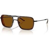 Emporio Armani 0Ea2162 Square Sunglasses-Brown