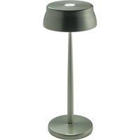 Zafferano - Sister Light Dimmable LED Table Lamp, IP65 Protection, Indoor/Exterior Use, USB Charging, H32.8 cm - Anodized Green
