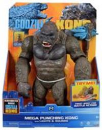 Monsterverse MNG06100 Godzilla vs Kong 13/' Mega Figure - Mega Kong w/Lights & Sounds, Black