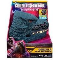Godzilla x Kong: The New Empire, Authentic Interactive Godzilla Mask, Realistic Representation of Iconic Movie Character, Includes Flexible Chin Strap to Mirror Your Movements