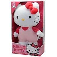 Hello Kitty 12-Inch Medium Plush Toy – Pink Cord T-Shirt and Pink Overalls, Soft and Huggable, for All Ages – Gift-Ready Box Included, Adorable Collectible Plush, Perfect for Cuddling