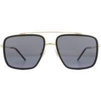 Ray-Ban Men's 0DG2220 Sunglasses, Multicolour (Gold/Black), 57.0