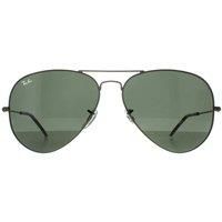 Ray-Ban Unisex Adults’ Aviator Sunglasses, Green, 62 mm