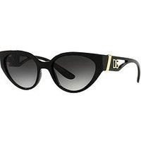Dolce & Gabbana MONOGRAM DG 6146 Black/Grey Shaded 54/19/135 women Sunglasses