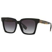 Burberry MAPLE BE 4335 Black/Grey Shaded 53/18/140 women Sunglasses