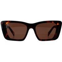PRADA SYMBOLE PR 08YS 01V-8C1 Honey Havana Brown Lens Women Sunglasses