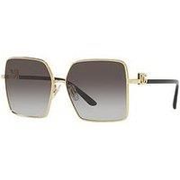Dolce & Gabbana Sunglasses DG2279  02/8G Gold Gray / Black Woman