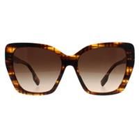 Burberry Sunglasses BE4366 Tamsin 3981/13 Check on Striped Brown Brown Gradient