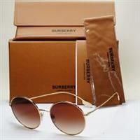 Burberry Sunglasses Round Gold Brown Gradient Metal BE 3132 Pippa 1109/13 58mm