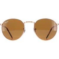 Ray-Ban Sunglasses RB3637 New Round 920233 Rose Gold Brown 50mm