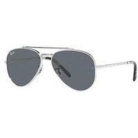 Ray-Ban Sunglasses RB3625 NEW AVIATOR  003/R5 Silver blue Man Woman