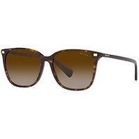 Ralph Lauren Square Sunglasses - Shiny Dark Havana