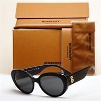 Burberry Rose Dark Grey Cat Eye Ladies Sunglasses BE4298 397787 54