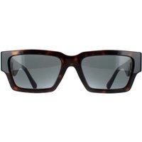 Versace Dark Grey Rectangular Unisex Sunglasses VE4459 108/87 54 VE4459 108/87