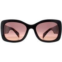 Prada Brown Gradient Butterfly Ladies Sunglasses PR A08S 12O50C 56