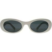 New MIU MIU MU06ZS 1425S0 White Ivory/Dark Grey 50-20-140 Sunglasses