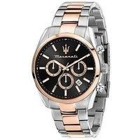 Maserati Attraction Multifunction Men's Watch R8853151001 Black Steel 43mm