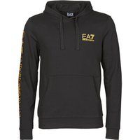 Emporio Armani EA7  TRAIN LOGO SERIES M HOODIE RN COFT  men's Sweatshirt in Black