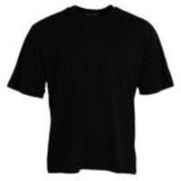 Dolce & Gabbana Black Cotton Round Neck Short Sleeves Men's T-shirt Authentic