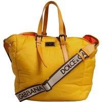 Quilted Tote Bag Detachable Strap - Yellow
