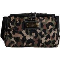 DOLCE & GABBANA Bag Multicolor Leopard DG Logo Belt Waist Fanny Pack Men 1380usd