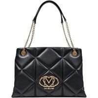 Love Moschino Polyethylene Handbag - Handbags - Black, Black, One Size
