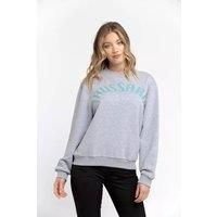 Trussardi Women's Crew Neck Sweatshirt TR21544 - Gray Clothing in Grey | Size: Small