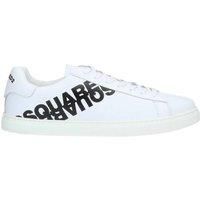 Mirrored Logo White Sneakers