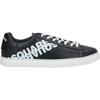 Mirrored Logo Black Sneakers