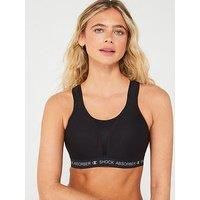 Champion Women/'s Shock Absorber S0657 Ultimate Padded Run Sports Bra, Nero, 38C