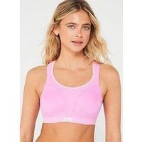 Champion Women/'s Shock Absorber S5044-Ultimate Run Sports Bra, Pink, 32C