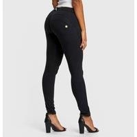FREDDY - Wr.up® Superskinny Push Up Organic Cotton Trousers, Black, Extra Large